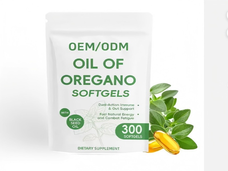 Dietary Supplement Natural Oregano Oil Softgels for Daily Immune Support Herbal Capsules Adults Men Women