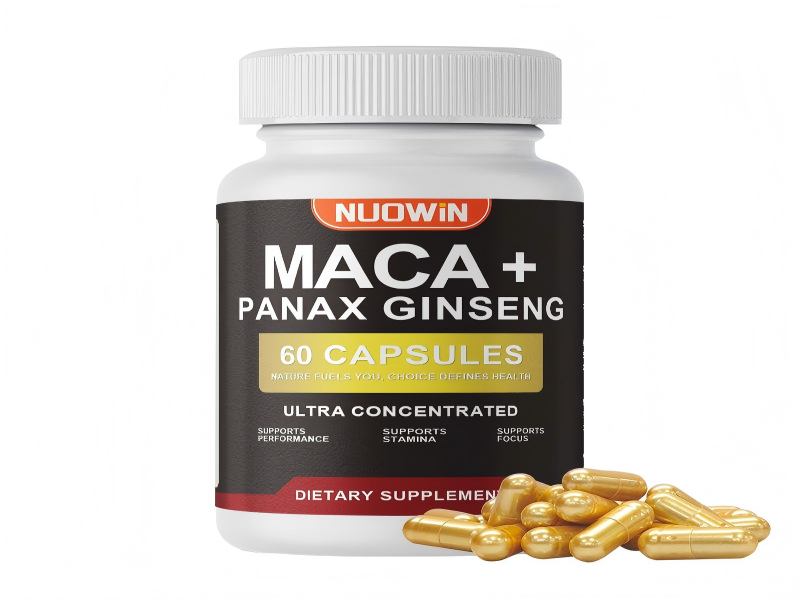 Mens Multi Maca Root Soft Capsules Set Herbal Supplement for Male Enhancement Endurance Support Energy Boost